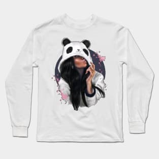 Girl panda Long Sleeve T-Shirt